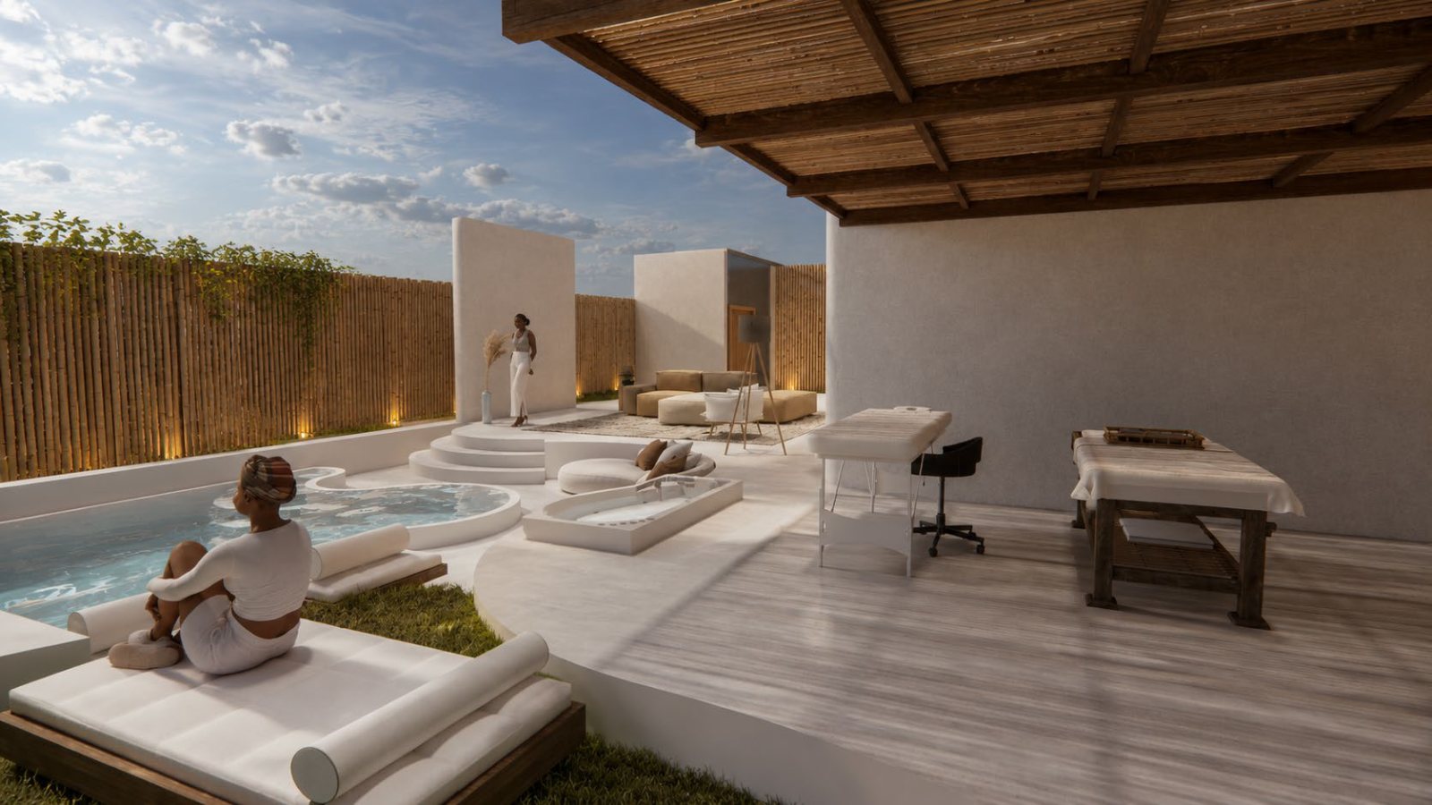 Spa and sauna hall